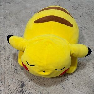 Pokemon Pikachu 18 Plush Sleeping Pikachu Cuddly Pokémon Fans Toy Gift for Kids